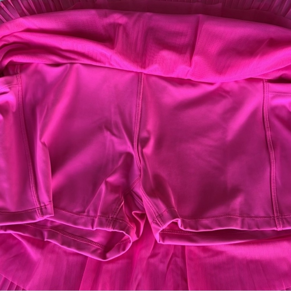 IBKUL Hot Pink Mesh Skirt Skort 18” size M - Picture 13 of 13